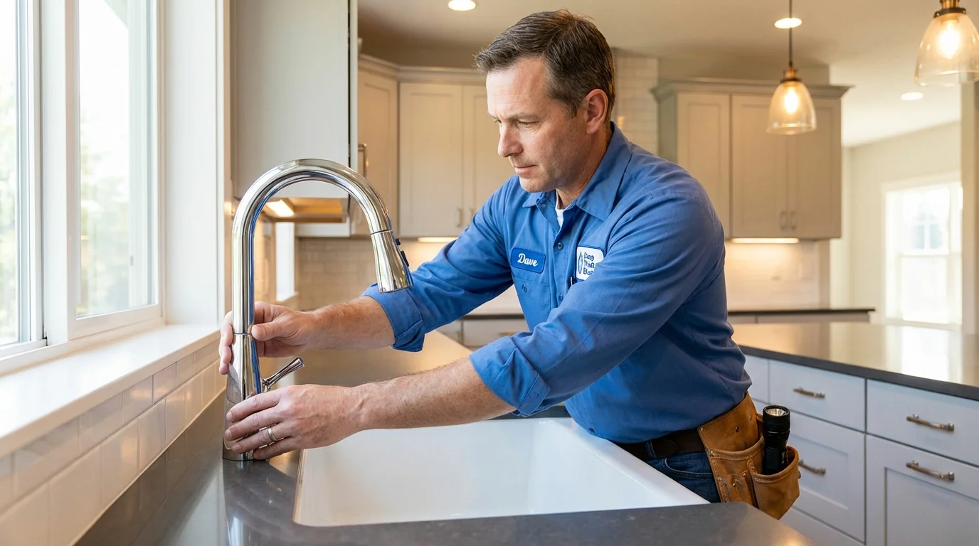 Kitchen faucet installation by Johns Plumbing LLC in Alta