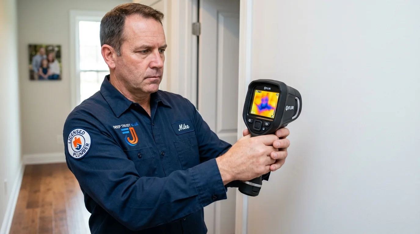 Thermal imaging leak detection by Johns Plumbing LLC in Alta
